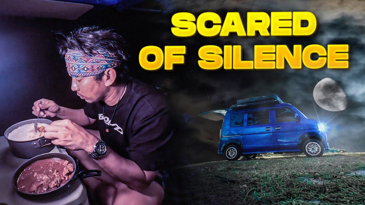 SCARING MYSELF a Creepy Night Drive | Solo VanLife & Camping