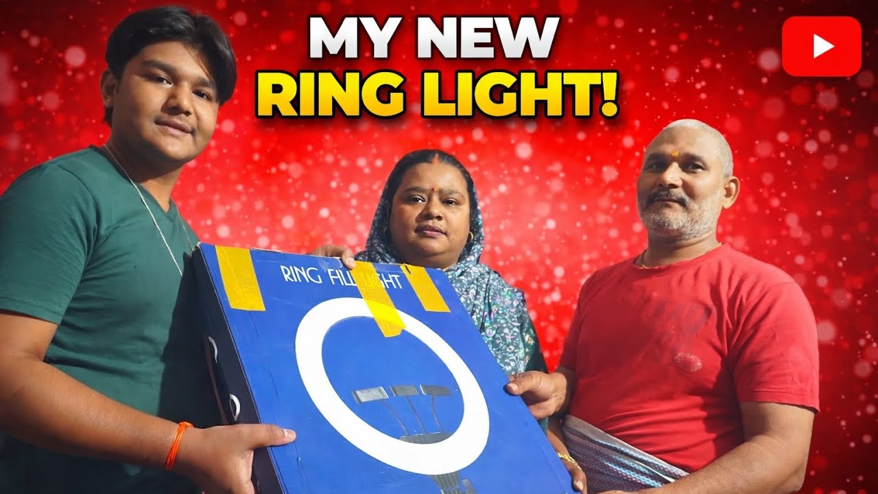 My new ring light 💯✨#ringlight #viral #trending #video #1m #views #popular #ytshorts #funny #comedy🥰