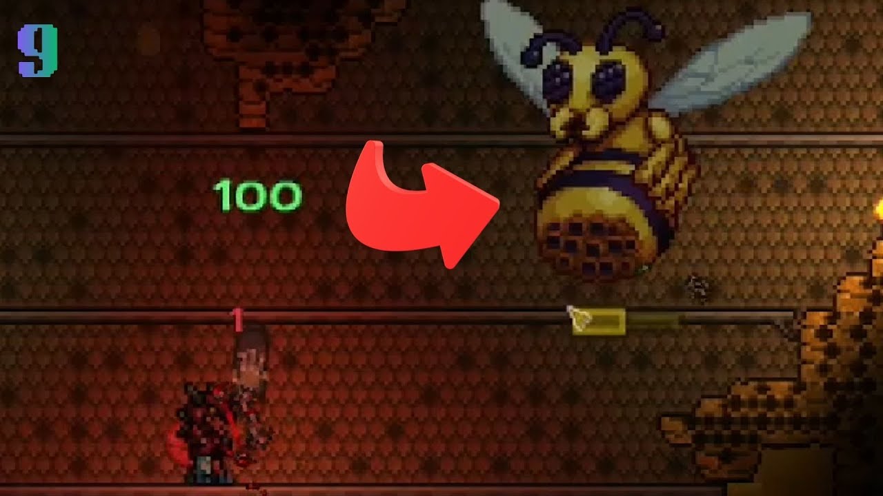 FIGHTING the QUEEN BEE! | Terraria