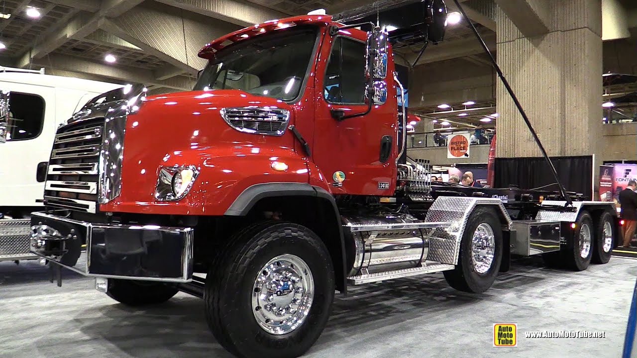 2015 Freightliner 114SD SBA Truck with Detroit DD13 12.8L 450hp Engine - Walkaround - 2015 Expocam