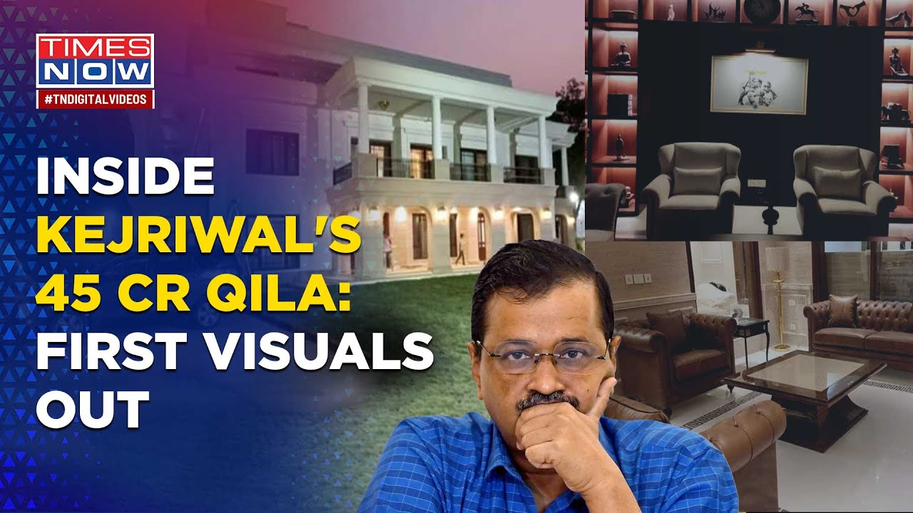 Op Sheesh Mahal: Inside Visuals Of 'Khaas' CM Kejriwal's '45 Cr Mansion Of Corruption'