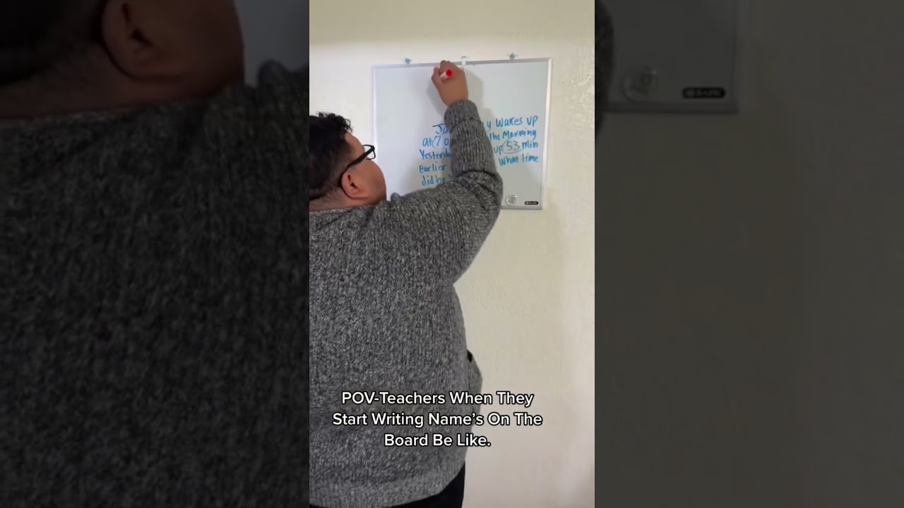 Teachers When They Start Writing Names On The Board Be Like !! #highschool #teacher #comedy #shorts