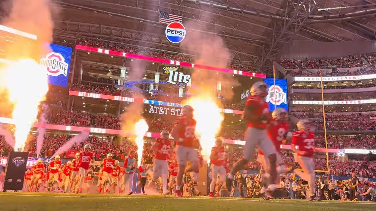 2025 Cotton Bowl: Ohio State Takes The Field In 4K