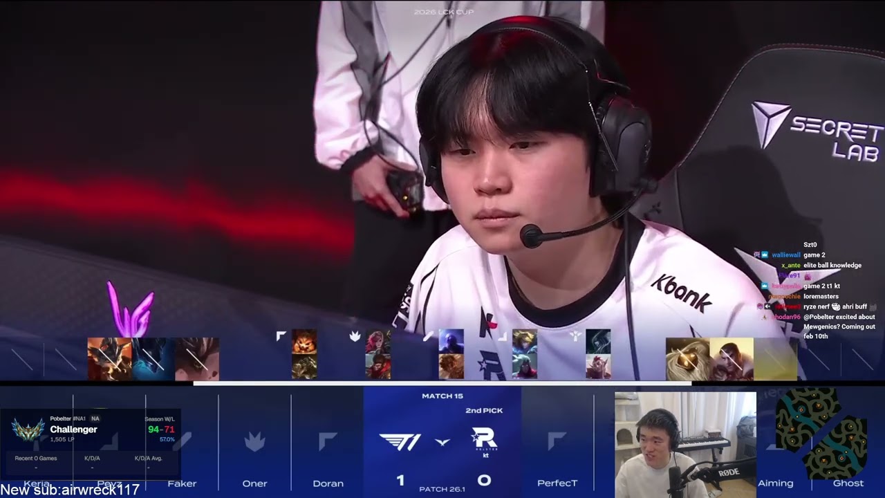 1505 LP (very big number) mid laner. NLC match tomorrow 9 AM PST, maybe some variety later today