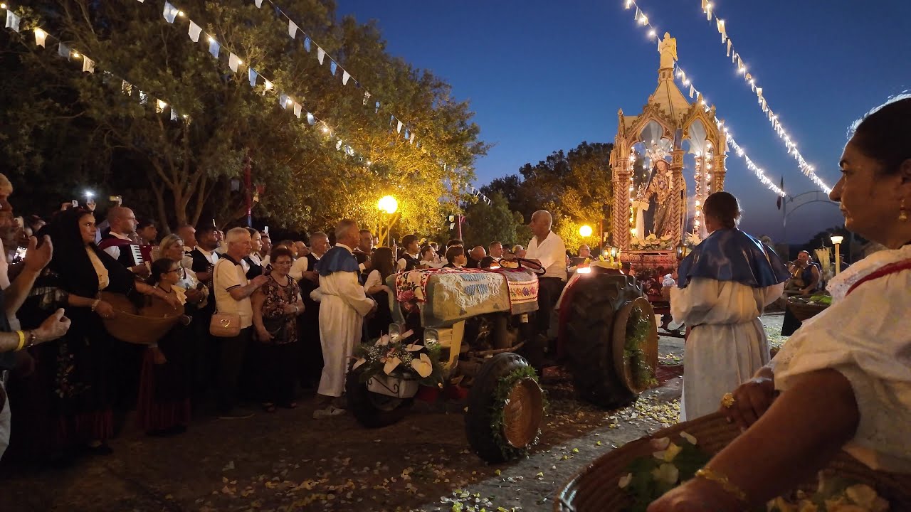 Festa Madonna D'Itria Villamar processione del 17 8 2025