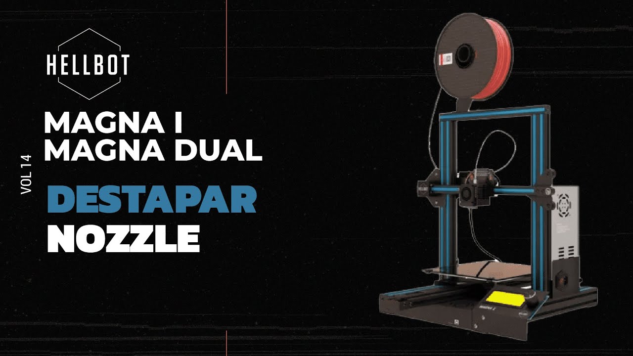 Hellbot Magna I / Magna Dual - Destapar pico extrusor de impresora 3D