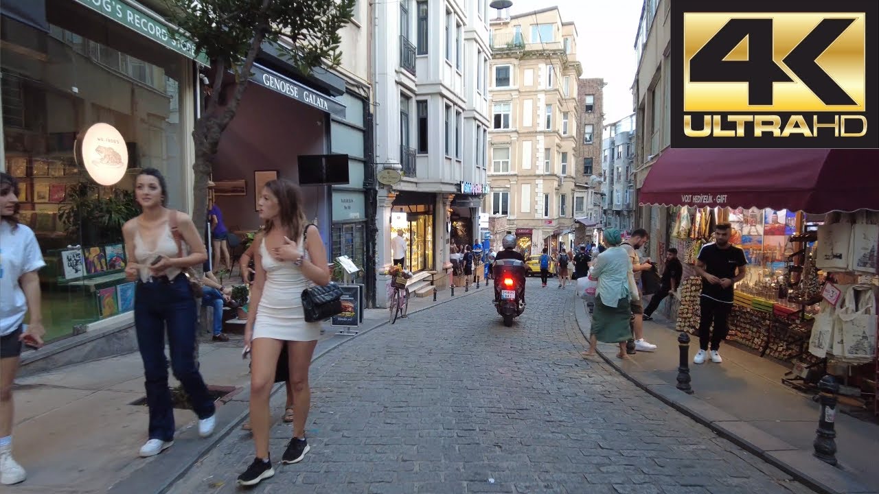 A Quick Tour Around Galata Tower  / Istanbul Turkey - 4K 60 FPS