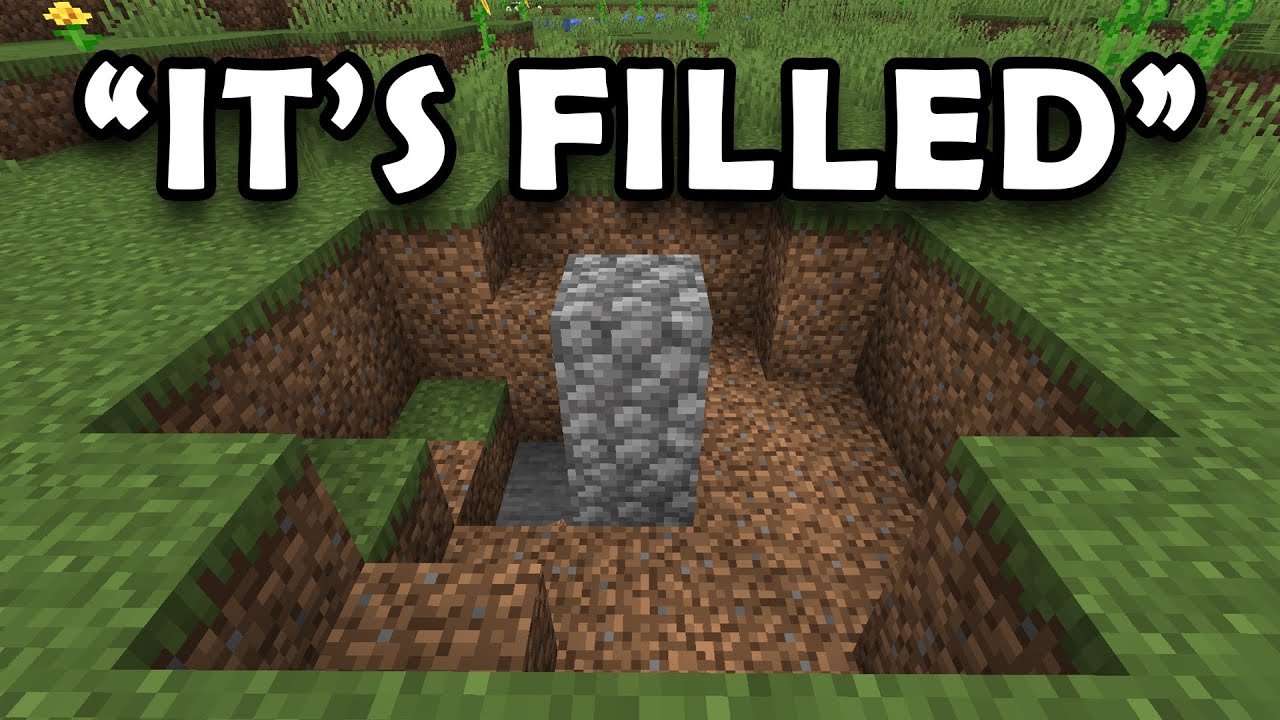 Minecraft if creeper holes were NEVER filled: