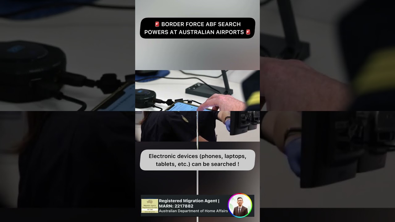 🚨 BORDER FORCE SEARCH POWERS AT AUSTRALIAN AIRPORTS 🚨