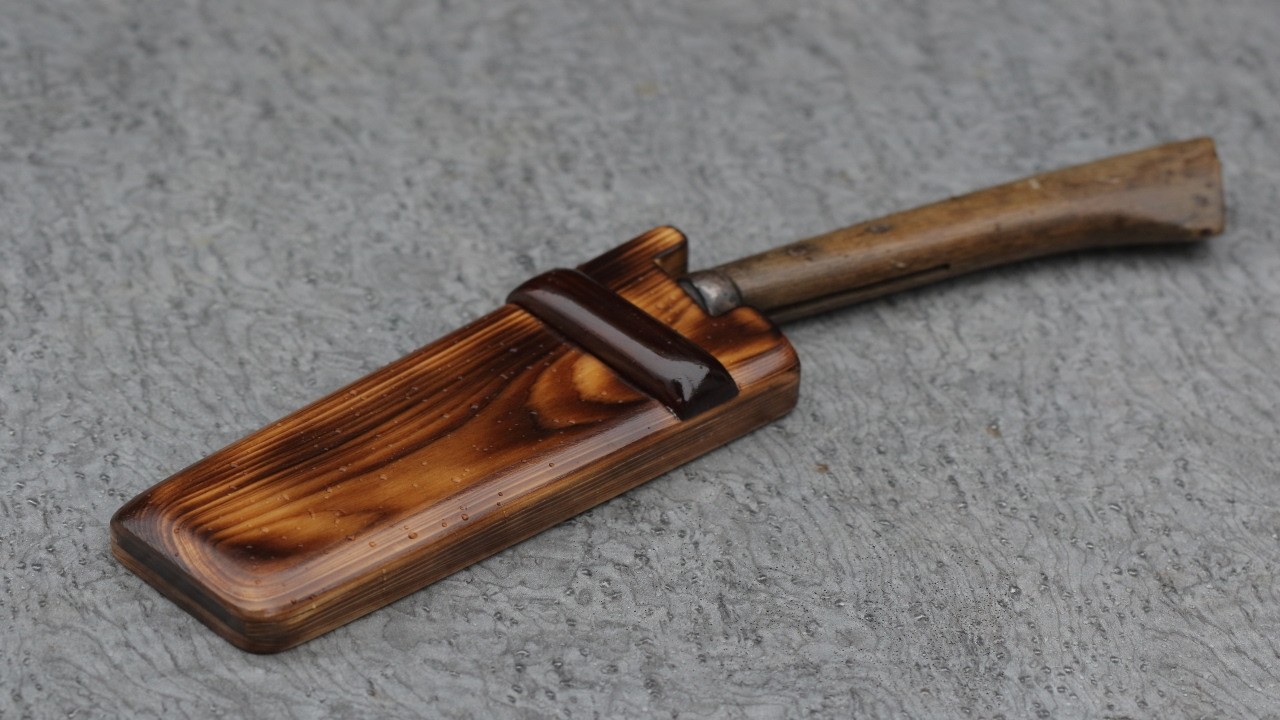 鉈の鞘を作りました！