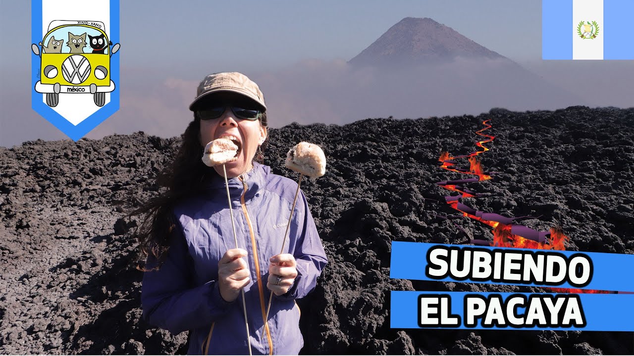 🇬🇹🔥COCINANDO con LAVA en Guatemala?! | 🌋VOLCÁN PACAYA