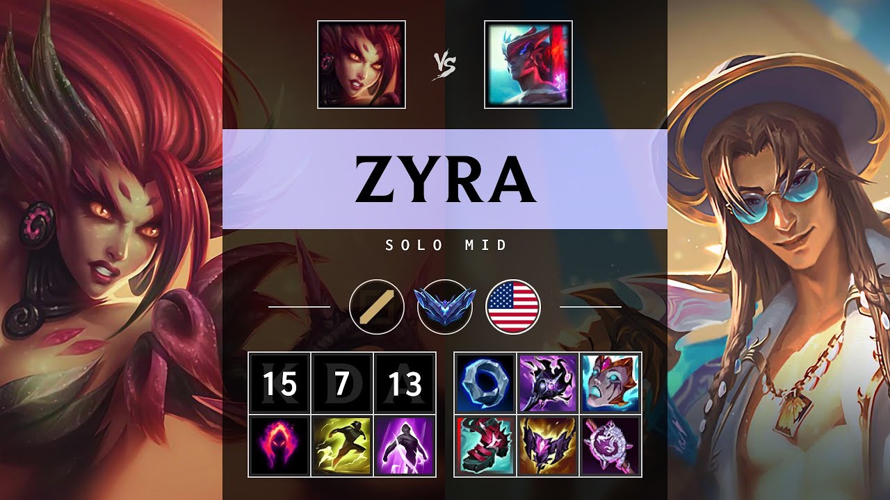 Zyra Mid vs Yone - NA Diamond Patch 25.17