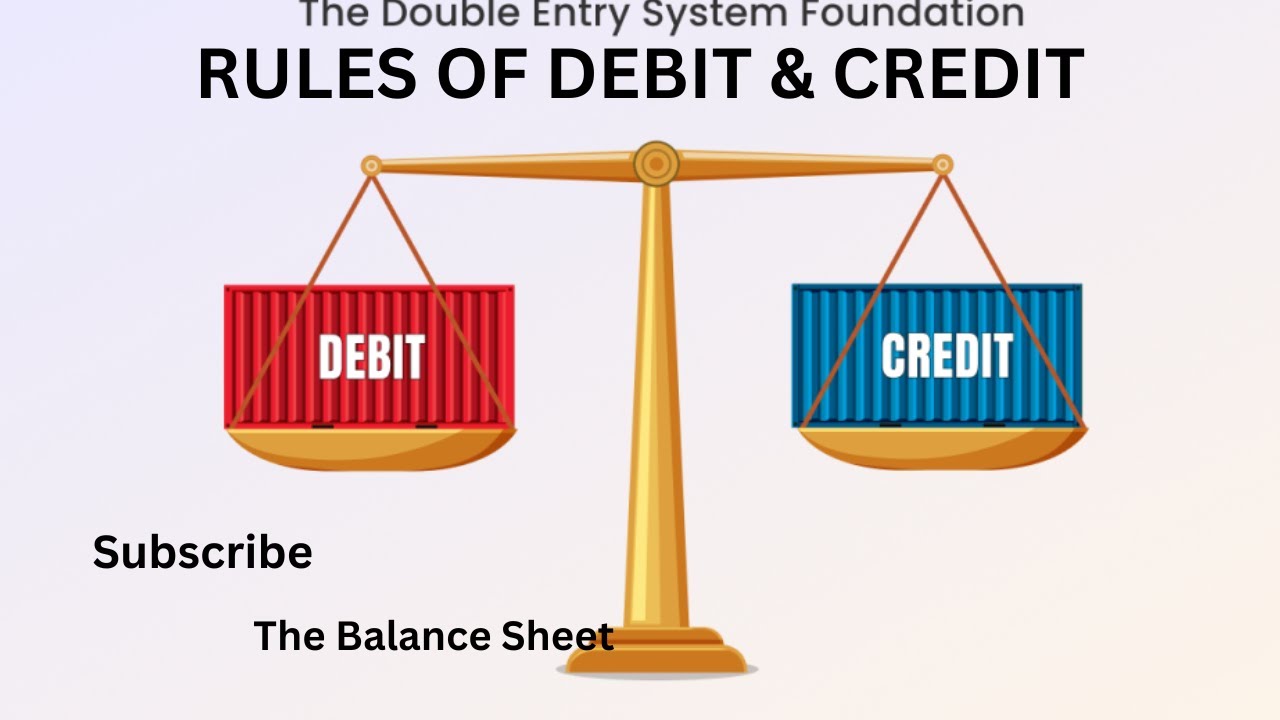 RULES OF DEBIT & CREDIT