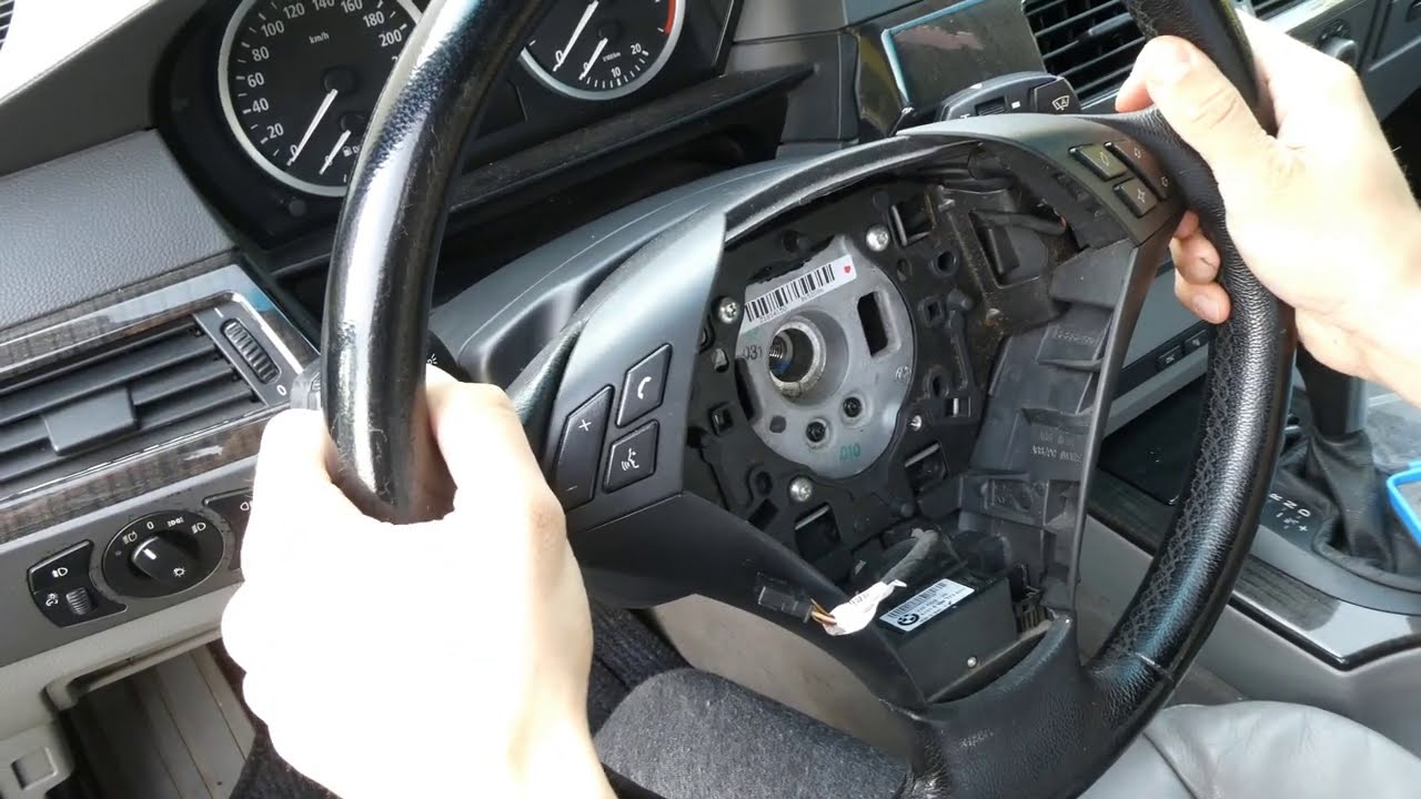 BMW E60 How To Change Clock Spring (4k)