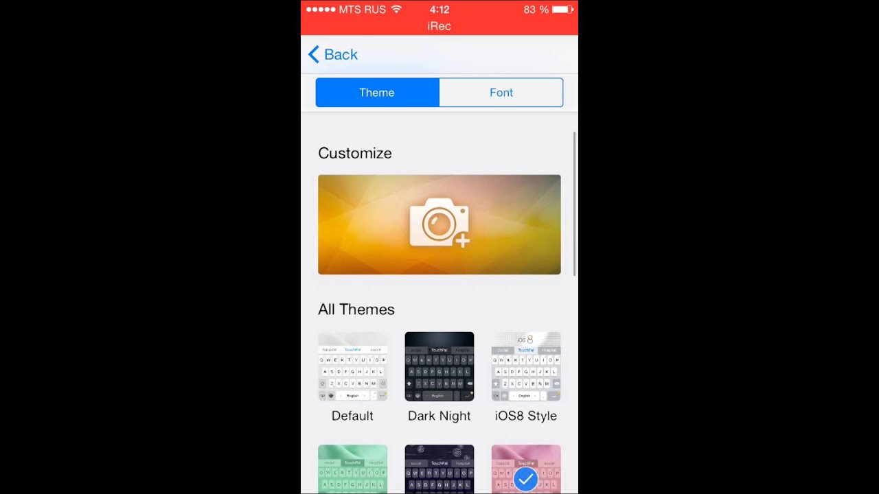 Русская Swiftkey клавиатура для ios! Супер приложение для iphone