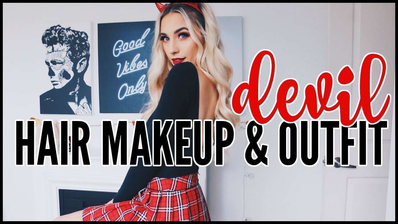 Chit Chat Get Ready With Me | HALLOWEEN DEVIL