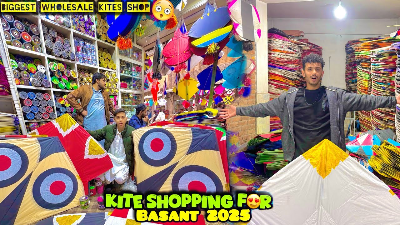 2025 Basant ki shopping krli li 😱| itani payary guday khareed lia 😍 | patang flying 2025