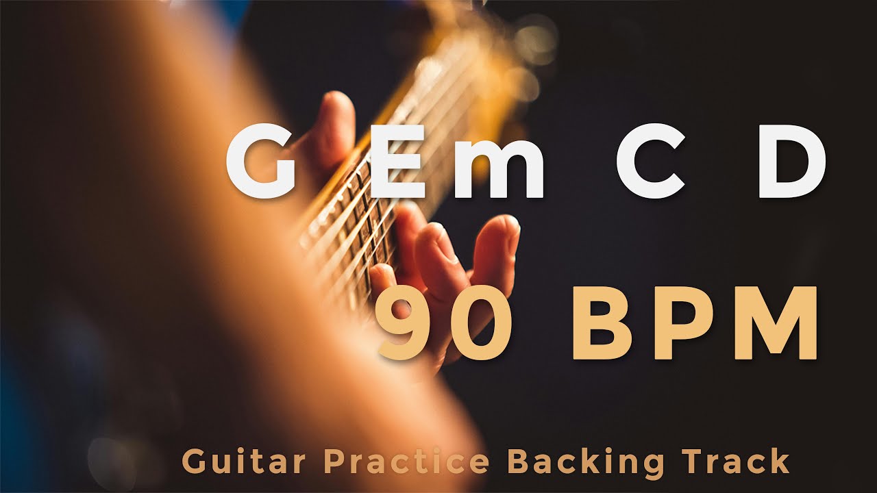 G Em C D (I–vi–IV–V) | 90 BPM | Guitar Practice Backing Track