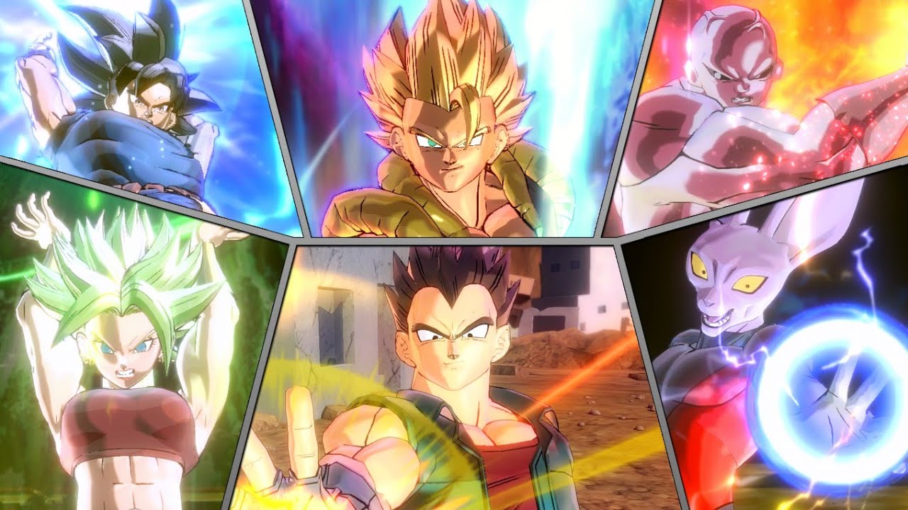 ALL Updated DLC Characters ULTIMATE ATTACK - Dragon Ball Xenoverse 2