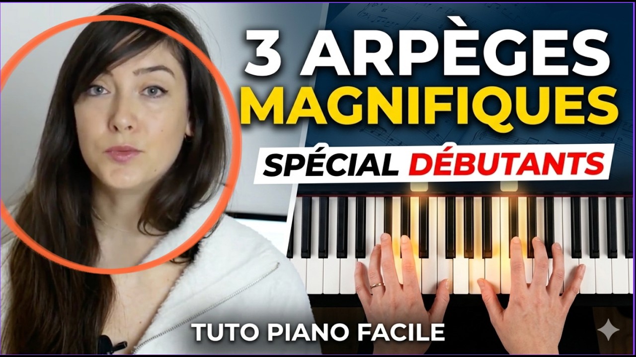 Tuto Piano Débutant : 3 Arpèges indispensables pour progresser vite