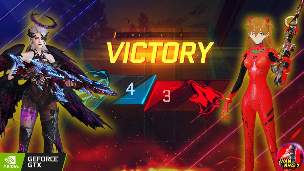 Epic Squadfight 1vs4 Crazy Challenge Gameplay in Blood Strike with Hard Opponent || GTX 1650