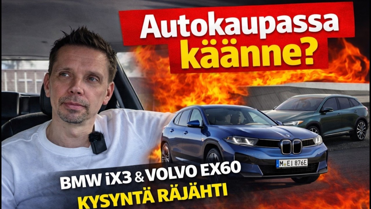 Autokaupassa käänne? BMW iX3 ja Volvo EX60 räjäyttivät kysynnän