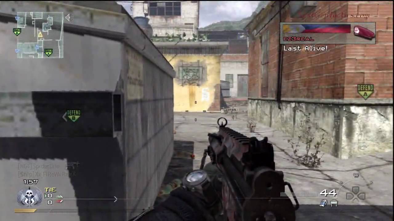 Modern Warfare 2 Multiplayer Search and Destroy (Rush Series) Tutorial for Favela Defense in HD