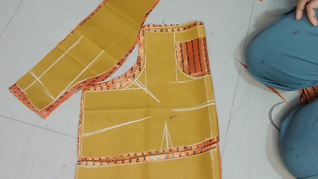 Easy way to stitch full tucks blouse 🥰 || #blouse #youtube #viral