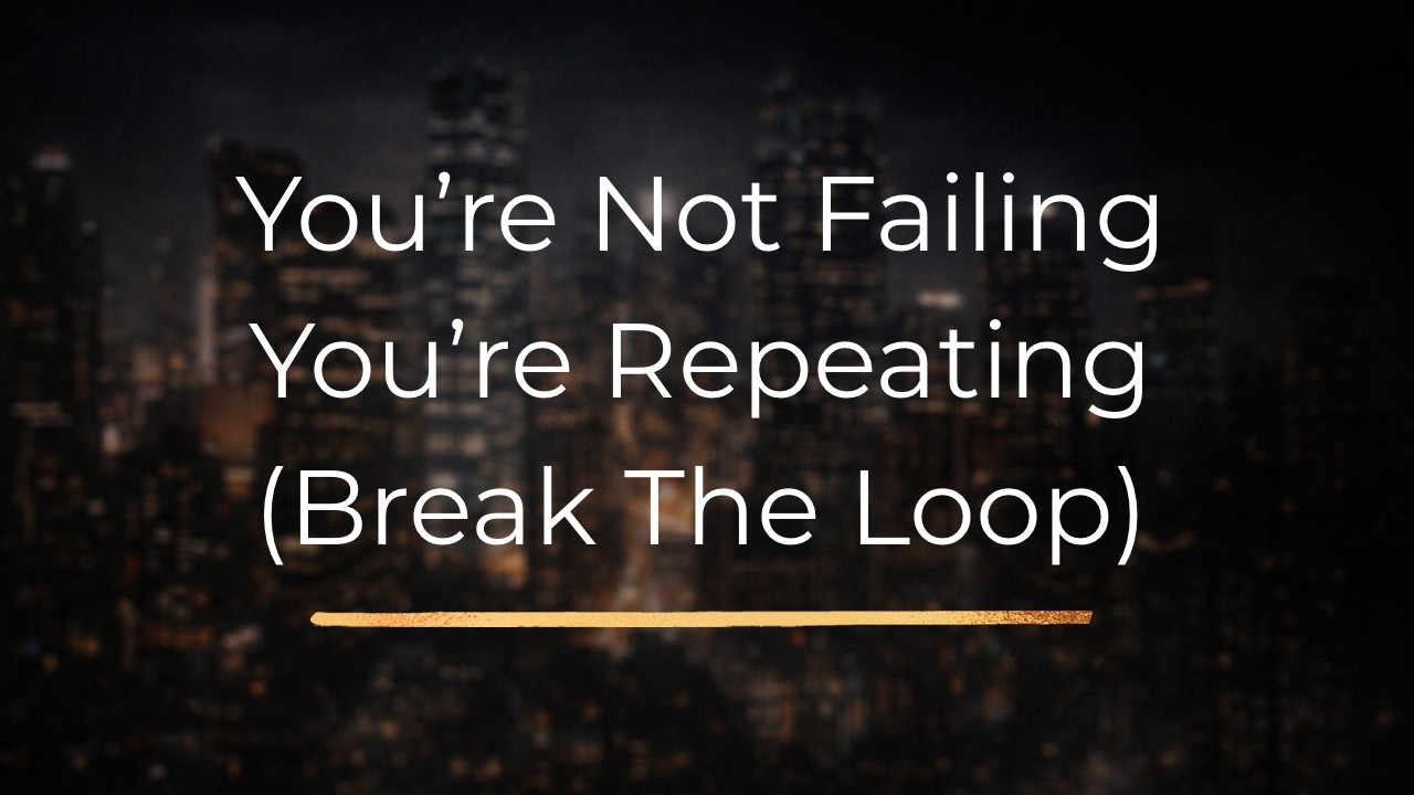 Why You Keep Starting Over (And How To Stop)