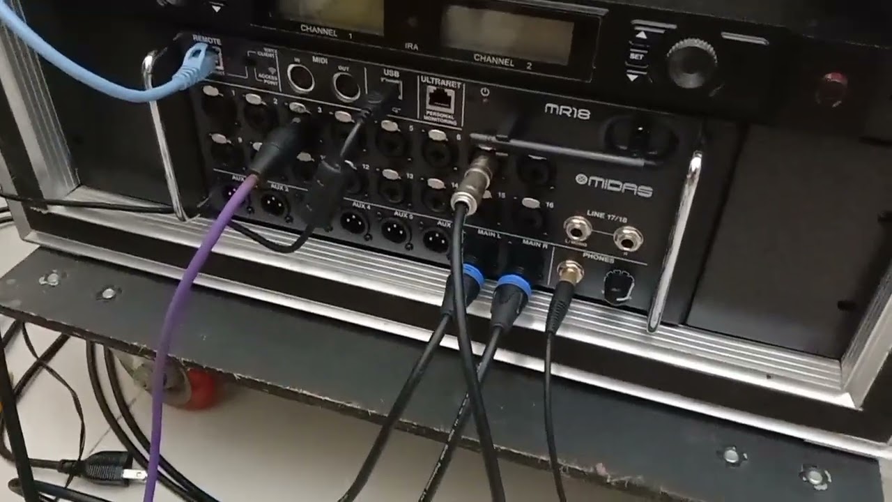 midas digital mixer mr18 amazing