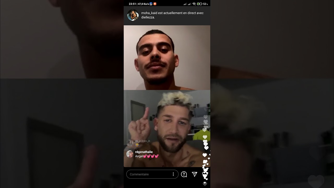 LIVE INSTAGRAM- GREG ET PAGA  IL PARLE DE MAEVA -ET OCÉANE