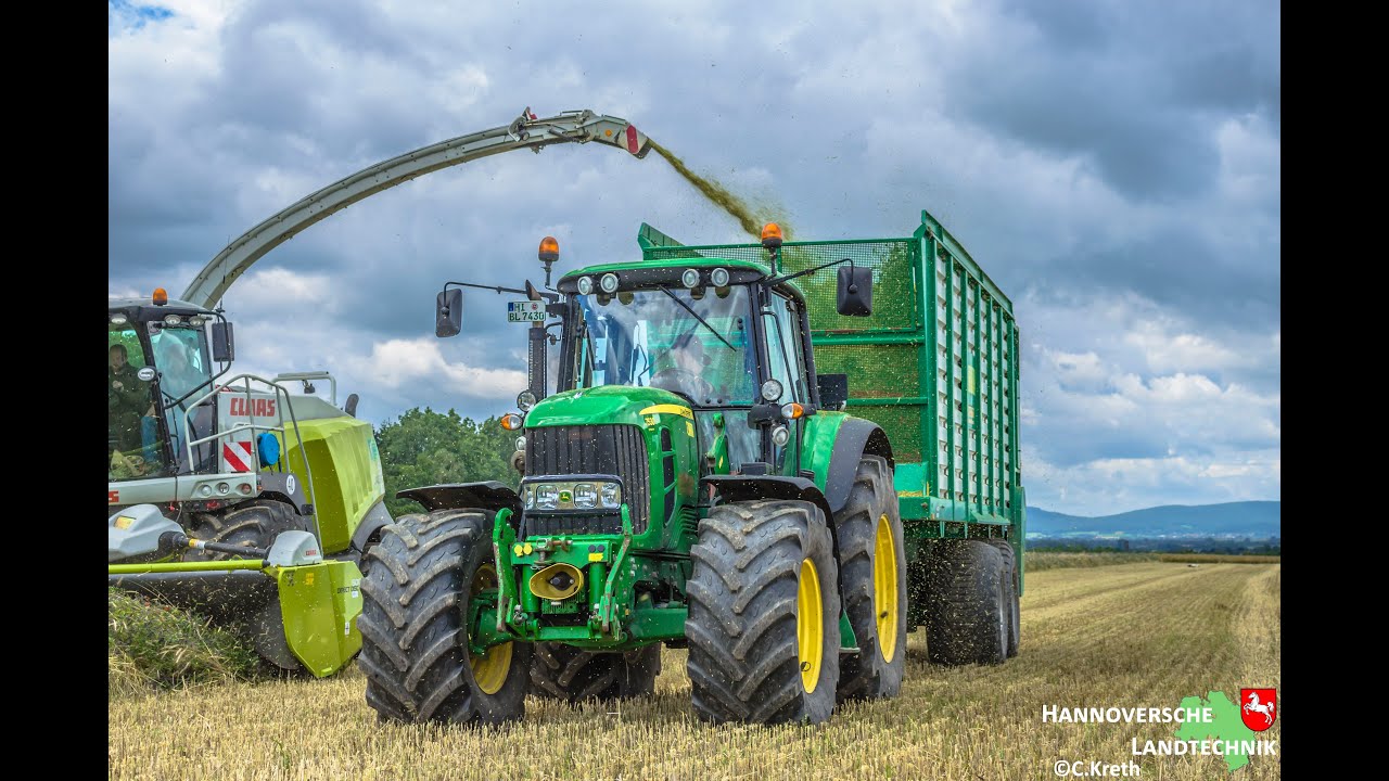 GPS Ernte 2016 Claas Jaguar 950 , John Deere 7250r , 7530 | GPS harvest | Farming