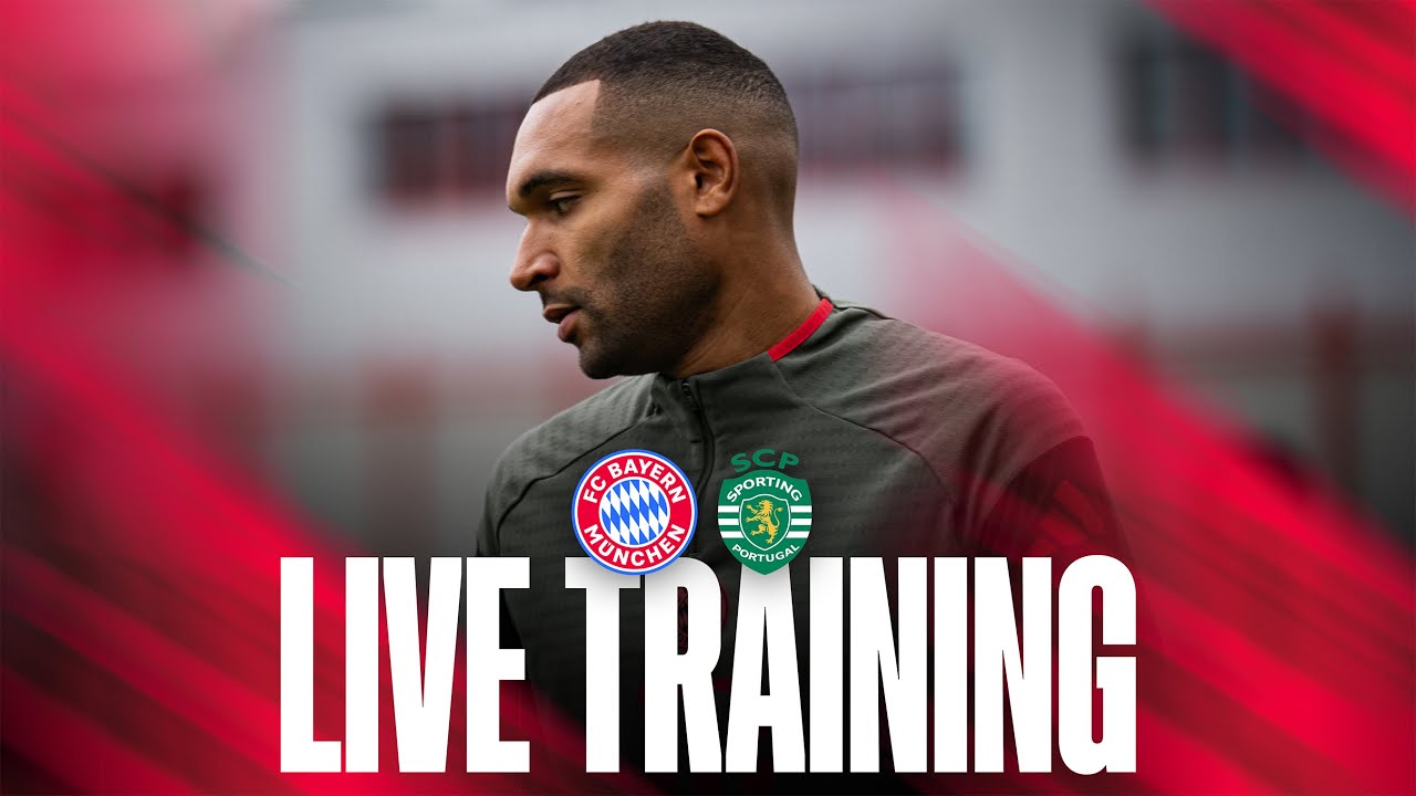 Das Abschlusstraining vor dem Champions-League-Duell gegen Sporting 🏆