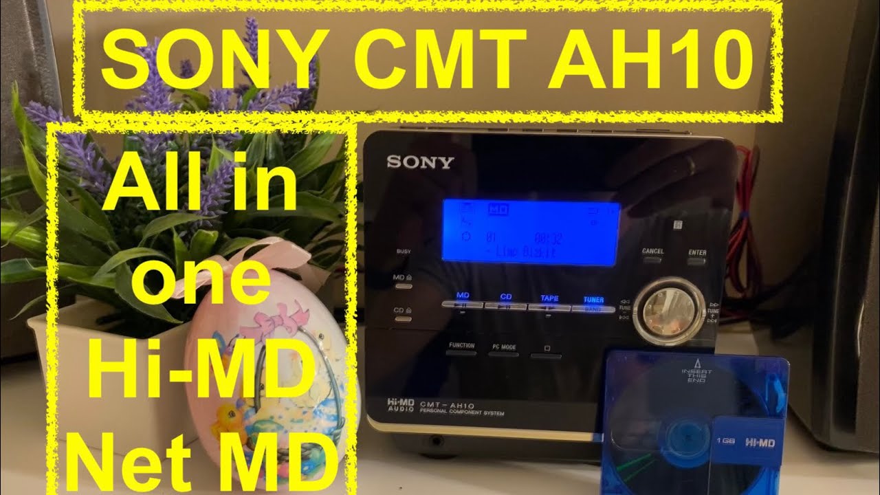 Sony CMT AH10 HI MD net MD cassette CD MP3 radio unit maintenance repair fix #diy #japan E0083