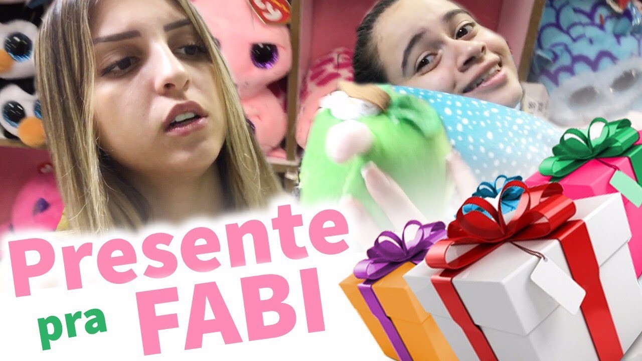 QUE PRESENTE EU COMPREI PRA FABI?