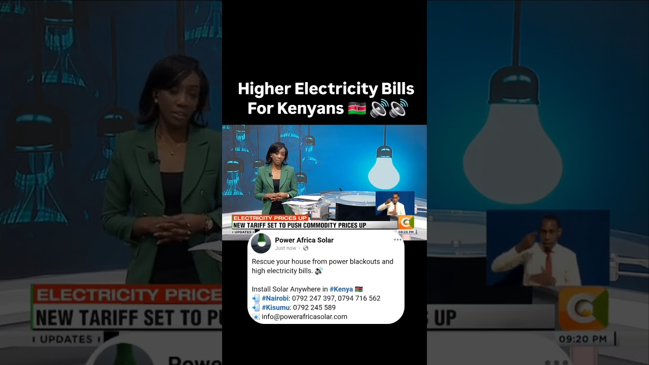 Kenyans To Pay Higher Electricity Bills #Kenya #williamruto