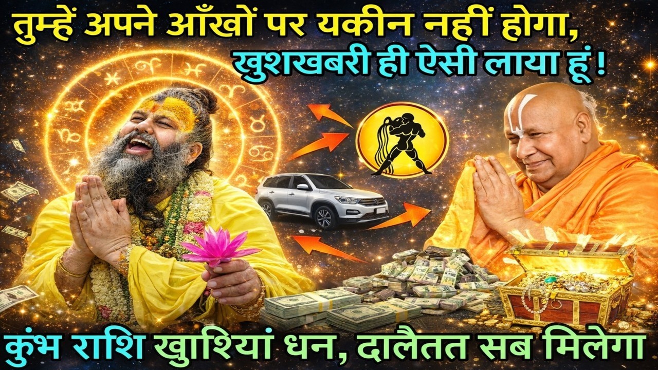 कुंभ राशि ।। 20-21-22-23-24 फरवरी, तुम्हे अपनी आँखों पर यकीन नहीं होगा, खुशखबरी ही ऐसी लाया हु..
