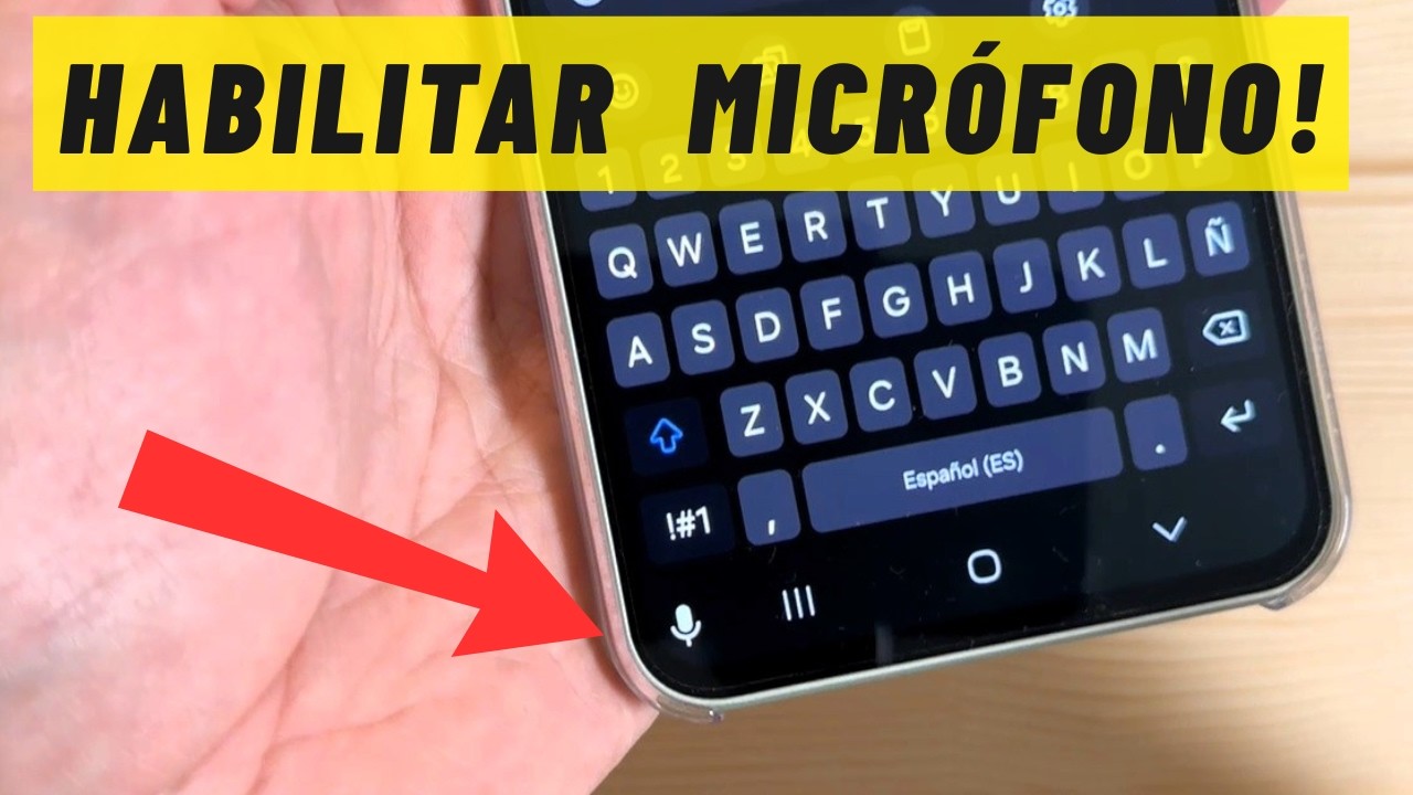 C&oacute;mo activar el micr&oacute;fono en el teclado Samsung Galaxy