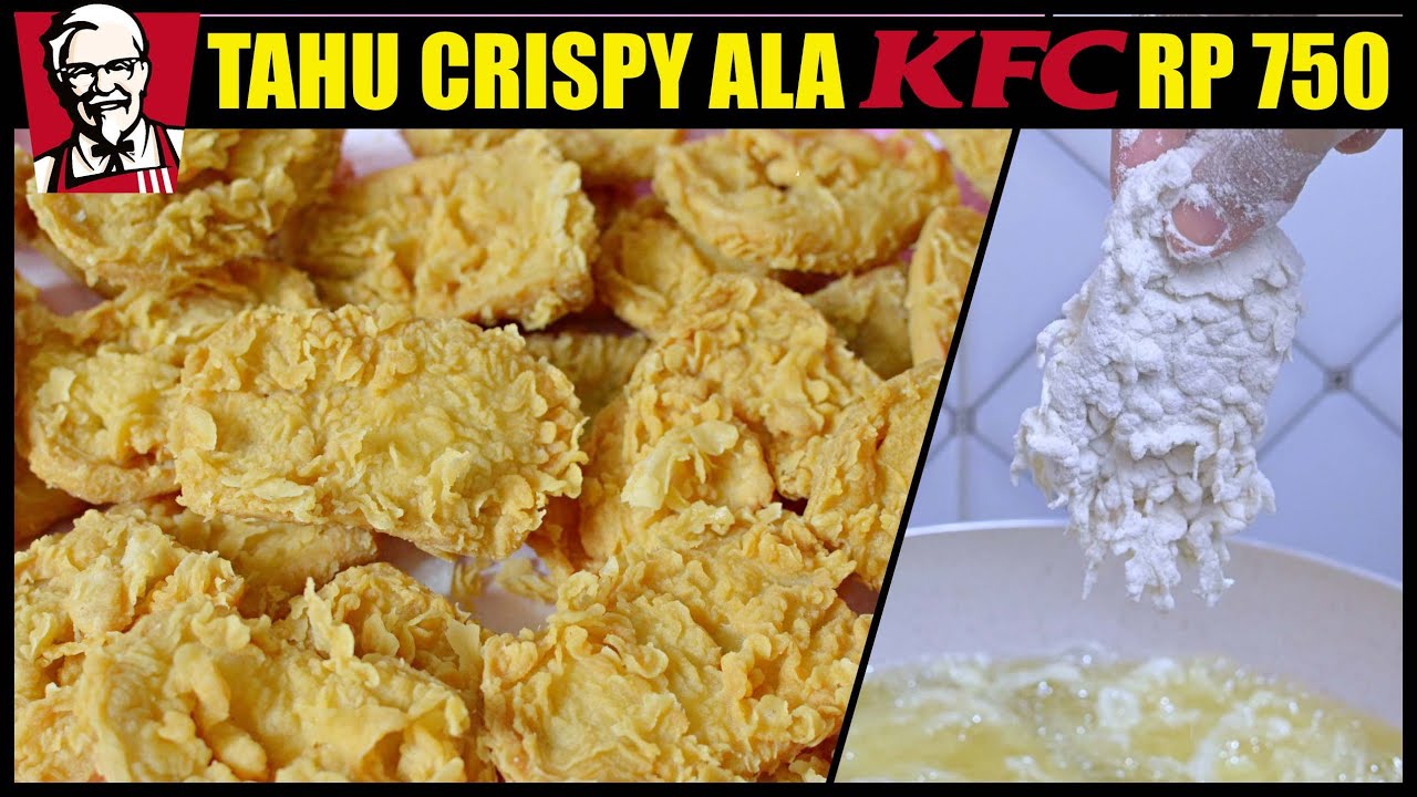 TAHU CRISPY 3 BAHAN DENGAN TEPUNG TANPA BUMBU |BISA DIFROZEN | JUAL MULAI RP. 750
