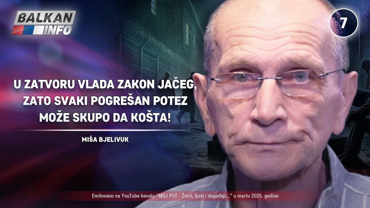 INTERVJU: Miša Bjelivuk – U zatvoru vlada zakon jačeg, svaki pogrešan potez skupo košta! (21.3.2025)