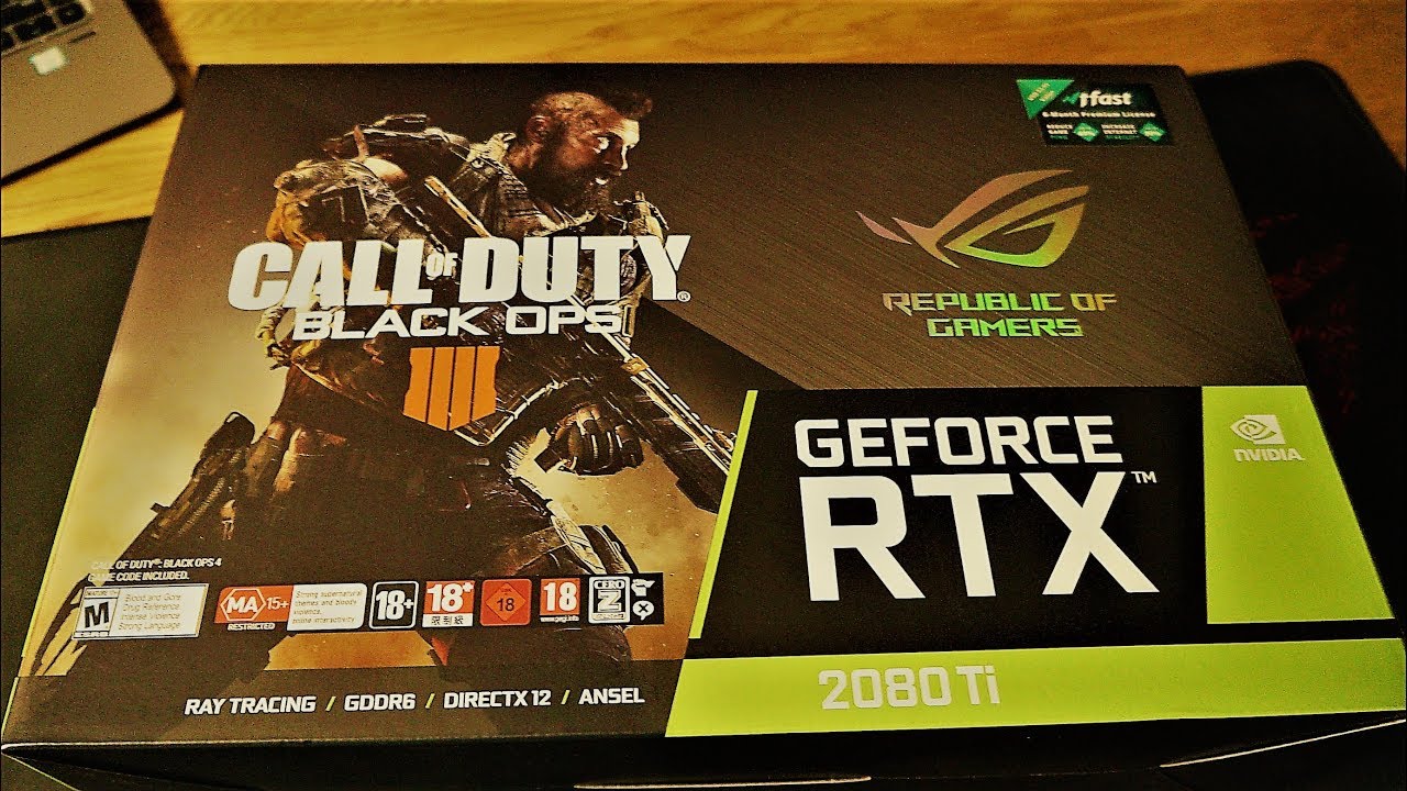 Asus Strix 2080Ti GeForce RTX Black Ops 4 Special Edition - quick look