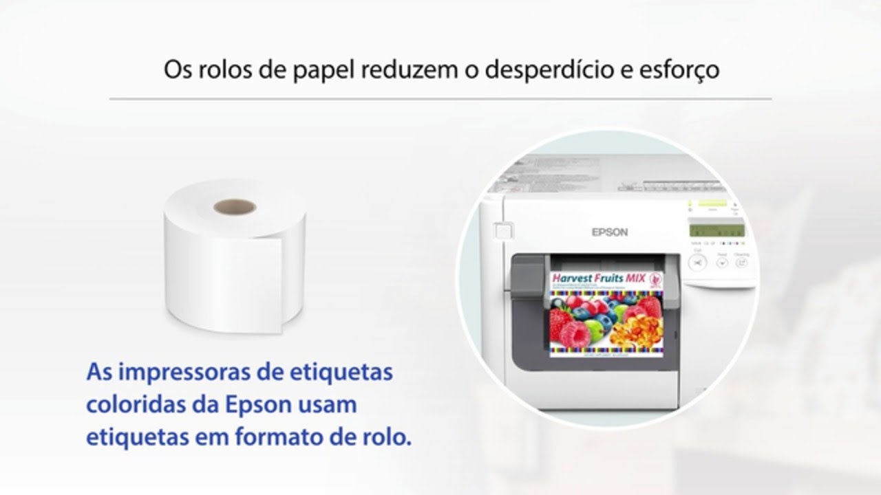 Impressoras de rótulos e etiquetas ColorWorks