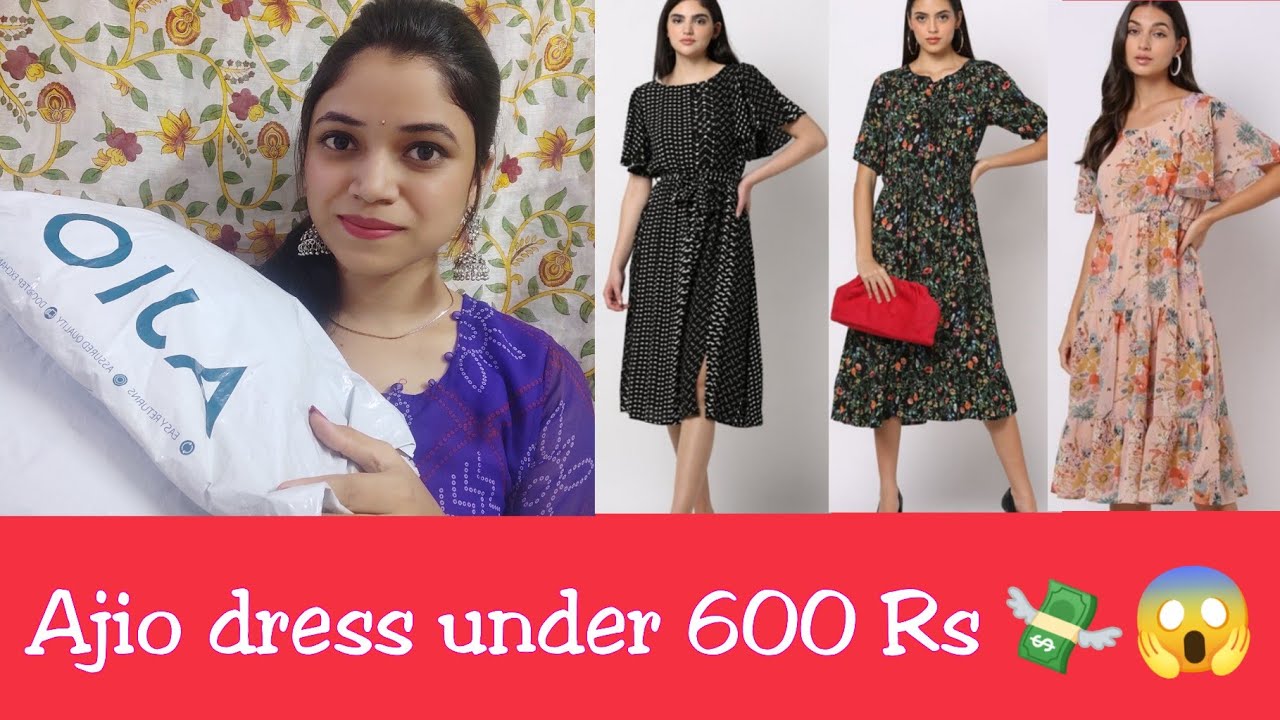 😍Ajio dress review in tamil/Ajio dress Under 600 Rs/Ajio affordable price dresses🤑/fig brand dress
