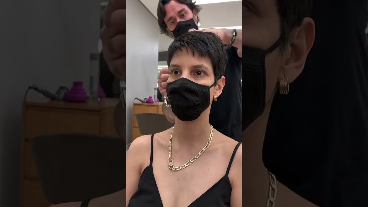 ❤💇‍♀️ Corte de cabelo curto pixie cut tendência 2022 - Célio Faria 👏 
