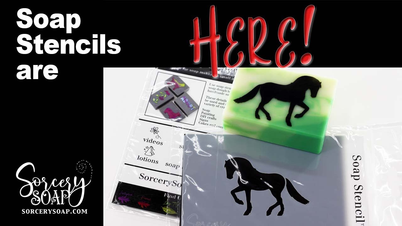 Stencil Announcement | Soap Stencils are Here!