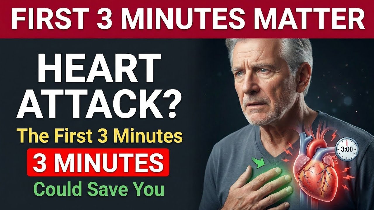 Over 60? These First 3 Minutes During a Heart Attack Could Save Your Life