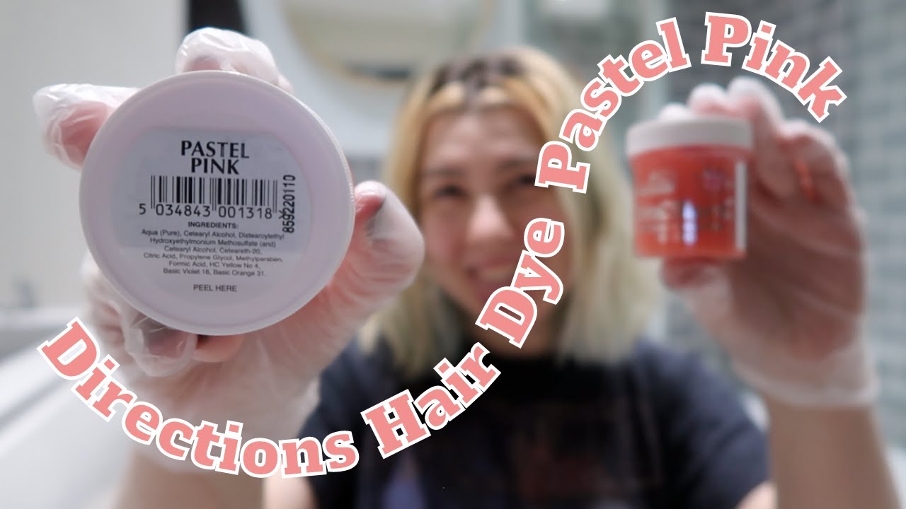 Testing Pink Hair Dye | Directions Pastel Pink