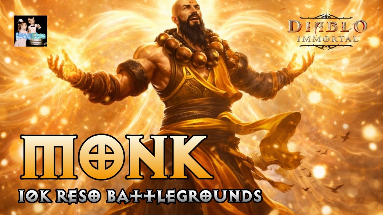 10K Monk - Meta Invisible Palm Build | Diablo Immortal