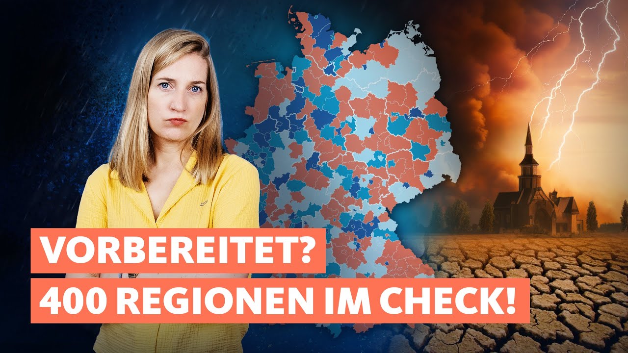 Hitze, Dürre, Starkregen - So (un)vorbereitet sind deutsche Kreise und Städte! | Quarks
