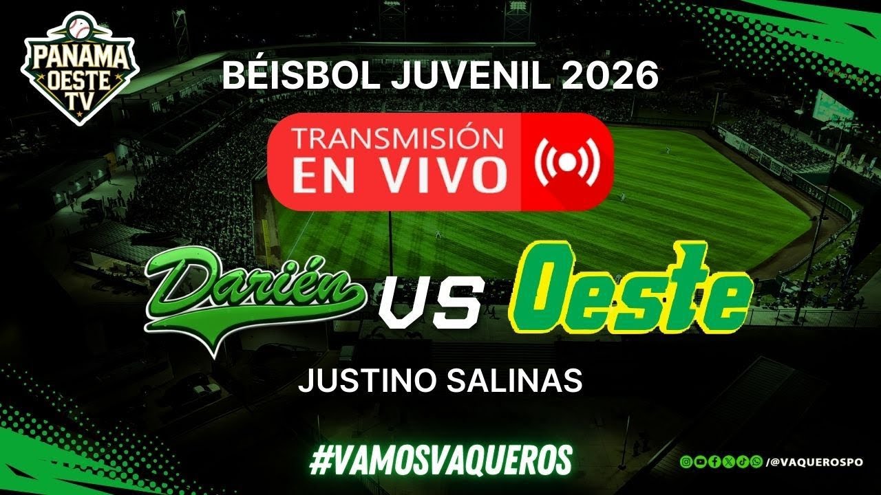 #ENVIVO | DARIEN VS OESTE | ⚾ BEISBOL JUVENIL 2026